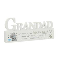 Personalised Me to You Bear Wooden Grandad Ornament Image Preview